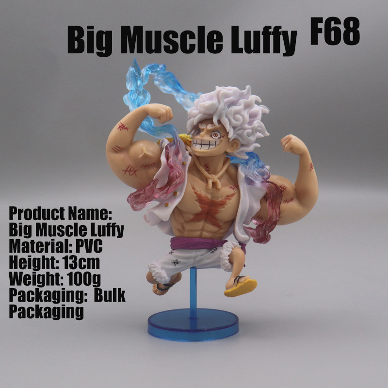 One Piece Anime Pirate 3L YZ Nika Luffy Gear 5 Sun God PVC Statue  Figure Model Fan Made Non-Official Third Party Collectible Toy