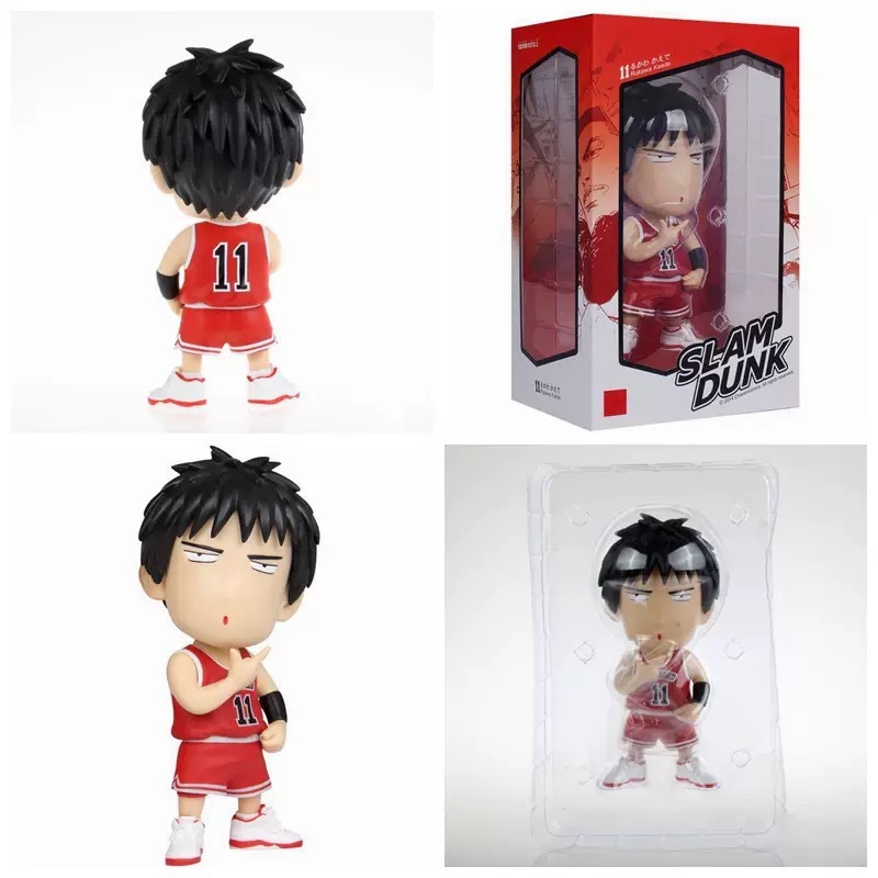 Slam Dunk Anime Action Figure Sakuragi Hanamichi Rukawa Kaede Chibi Basketball PVC ABS Collectible Model Unofficial Third-Party