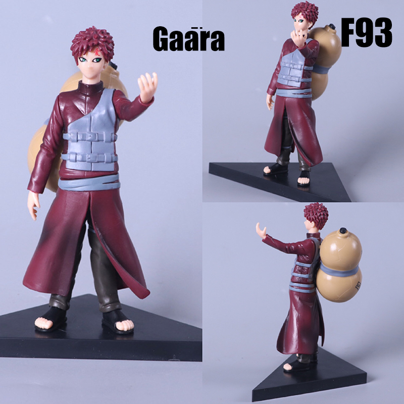 Naruto Anime Action Figure Set Naruto Kakashi Minato Gaara PVC Collectible Statues Model Toys Gift for Fans Display