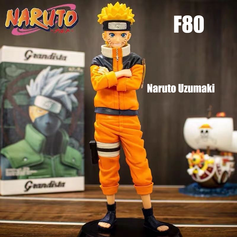 Naruto  Action Figure Uchiha Sasuke Kakashi Young Naruto 49th Hokage PVC Anime Collectible Model Unofficial Third-Party Display