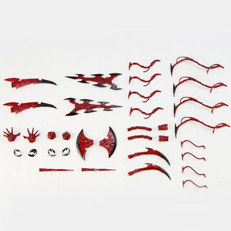 Amazing Spider-Man Action Figure Venom Carnage Movable Joint Model Kaiyodo Style Collectible Boxed Unofficial Figure