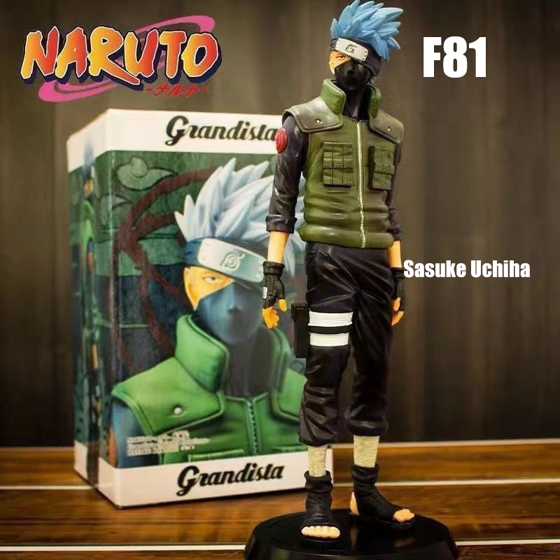 Naruto  Action Figure Uchiha Sasuke Kakashi Young Naruto 49th Hokage PVC Anime Collectible Model Unofficial Third-Party Display