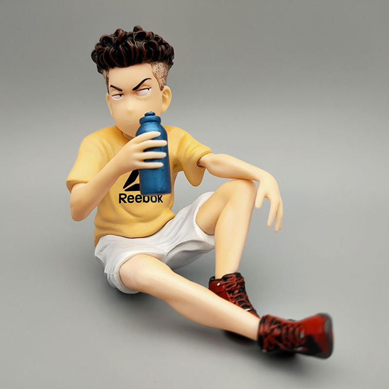 Slam Dunk Shohoku Five Seated Figure Set Hanamichi Sakuragi Rukawa Kaede Anime Collectible Desktop Display Gift Toy