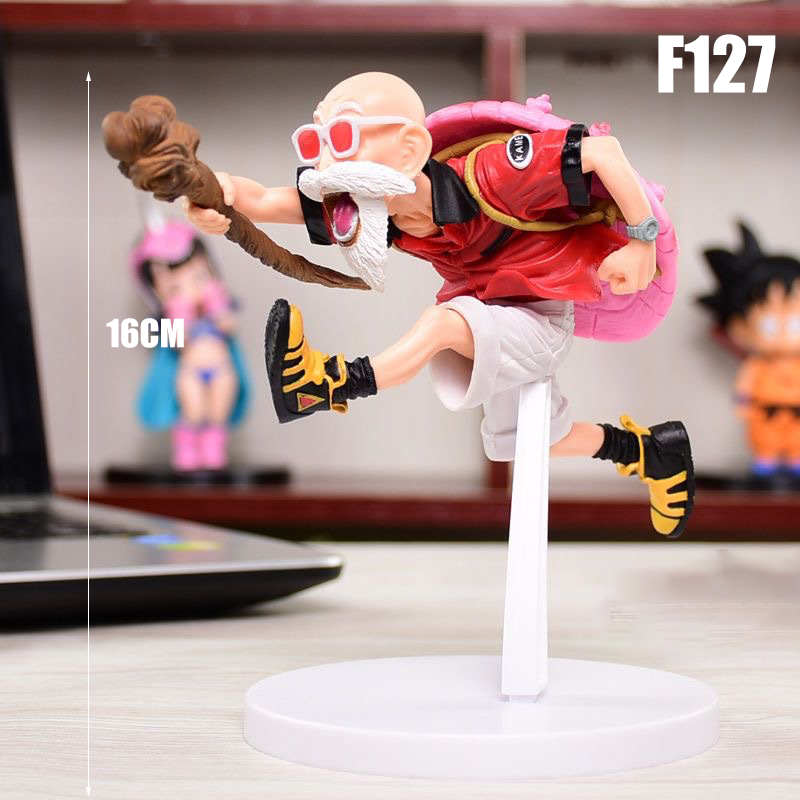 Dragon Ball Master Roshi Streetwear Action Figure Anime Collectible Trendy Style Desk Car Ornament Toy Gift Not Original
