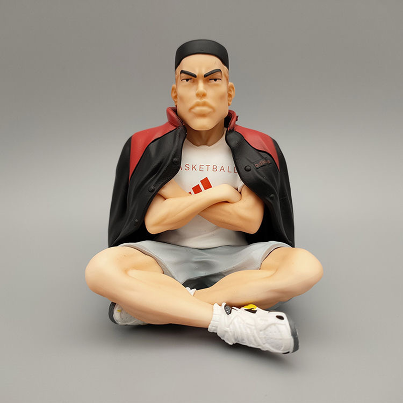 Slam Dunk Shohoku Five Seated Figure Set Hanamichi Sakuragi Rukawa Kaede Anime Collectible Desktop Display Gift Toy