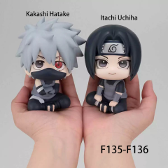 Naruto Q Version Action Figure Set Naruto Kakashi Itachi Anime Mini Collectible Desk Ornament Gift Toy Not Original
