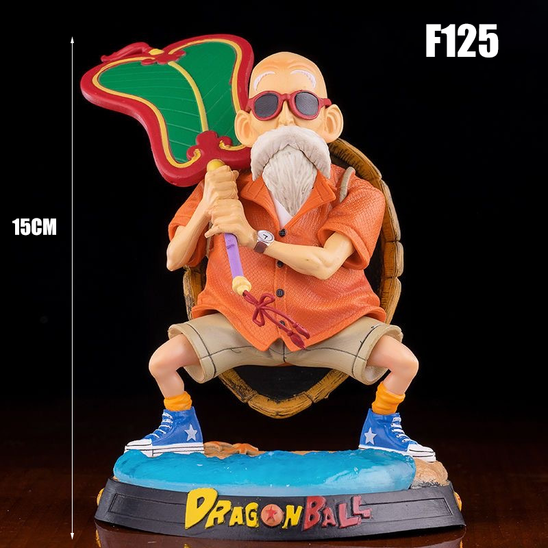 Dragon Ball Master Roshi Streetwear Action Figure Anime Collectible Trendy Style Desk Car Ornament Toy Gift Not Original
