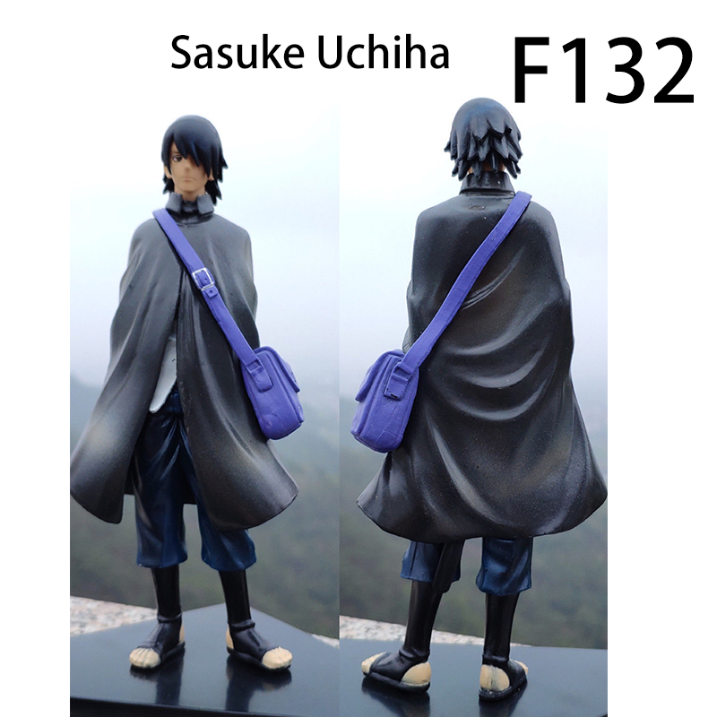 Naruto Hokage White Outfit & Sasuke Black Outfit Action Figure Set Anime Collectible Model Desk Ornament Gift Not Original