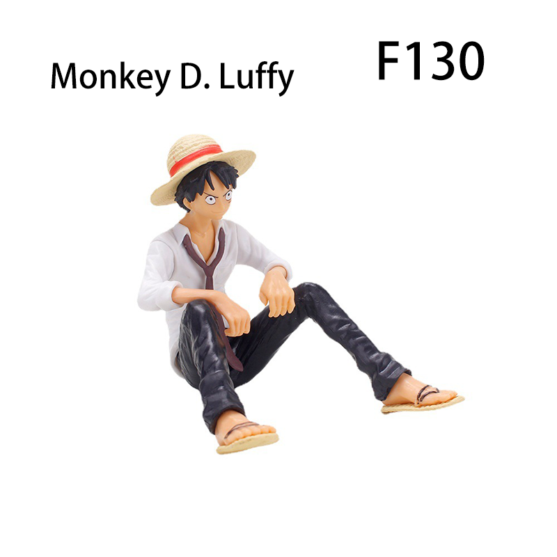 One Piece Luffy Action Figure PVC Anime Collectible Red White Black Color Desk Car Ornament Toy Gift Not Original
