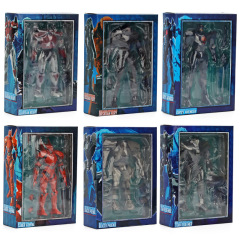 Pacific Rim Uprising Obsidian Fury Gipsy Avenger Action Figure LED Light Movable Robot Model Toy Collectible Unofficial