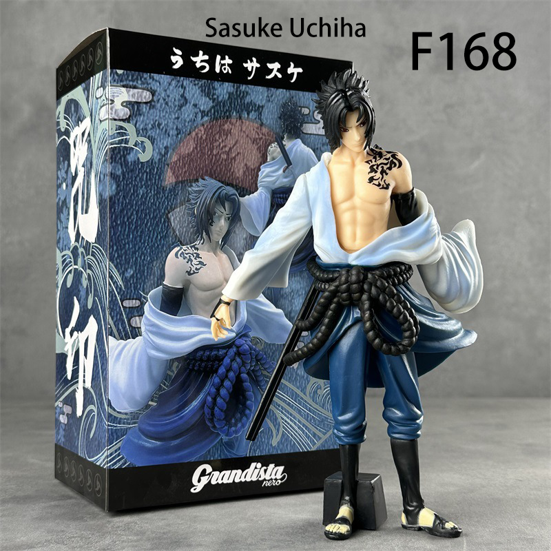 Uchiha Sasuke Cursed Mark Edition 23cm Naruto Shippuden Anime Action Figure Collectible PVC Statue Toy
