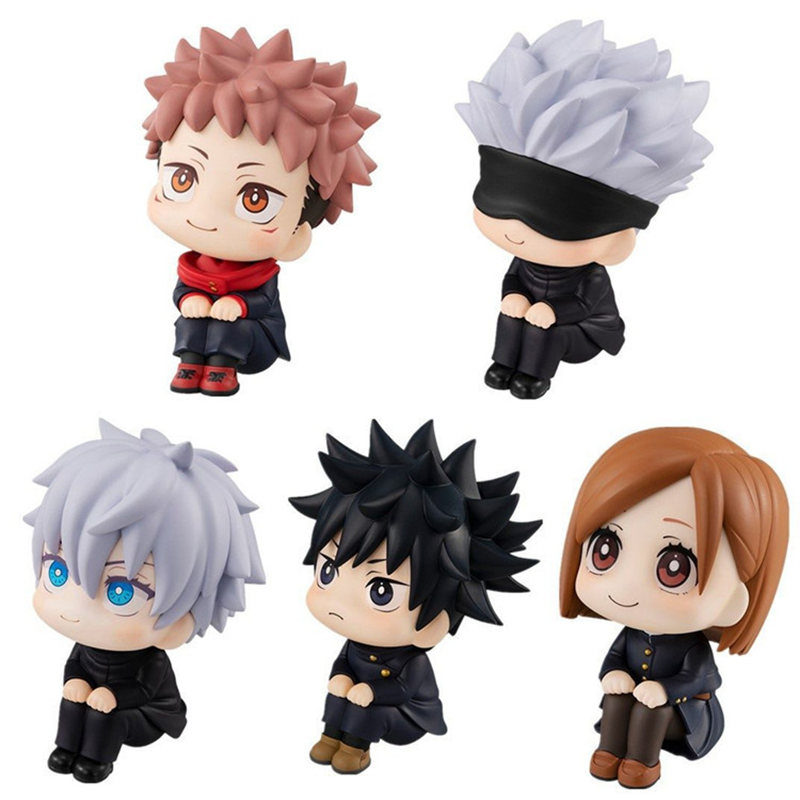 Jujutsu Kaisen Chibi Figure Satoru Gojo Yuji Itadori Megumi Fushiguro Nobara Kugisaki Mini Collectible Toy Unofficial