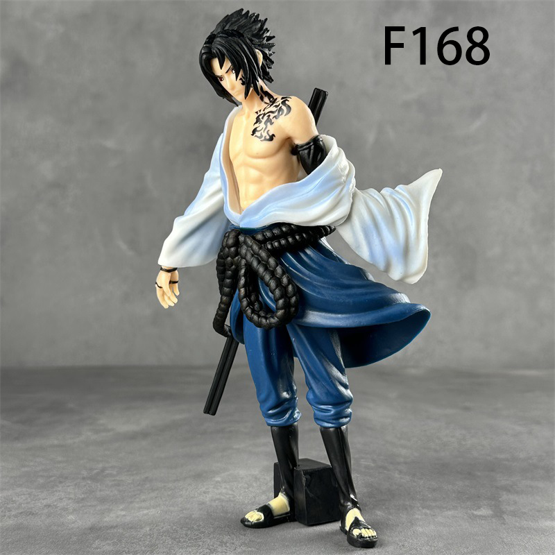 Uchiha Sasuke Cursed Mark Edition 23cm Naruto Shippuden Anime Action Figure Collectible PVC Statue Toy