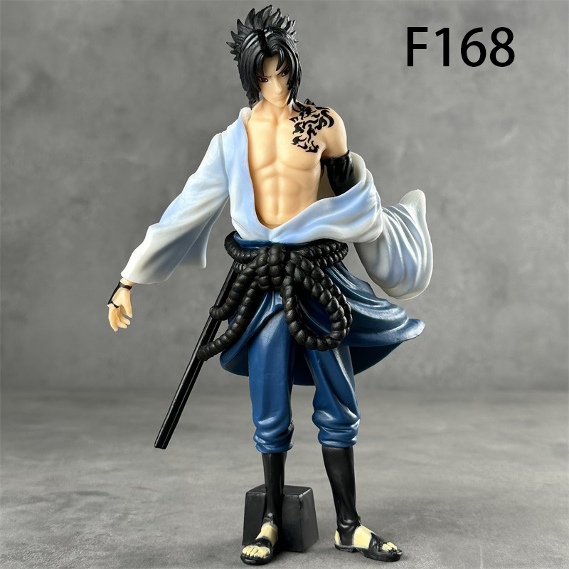 Uchiha Sasuke Cursed Mark Edition 23cm Naruto Shippuden Anime Action Figure Collectible PVC Statue Toy