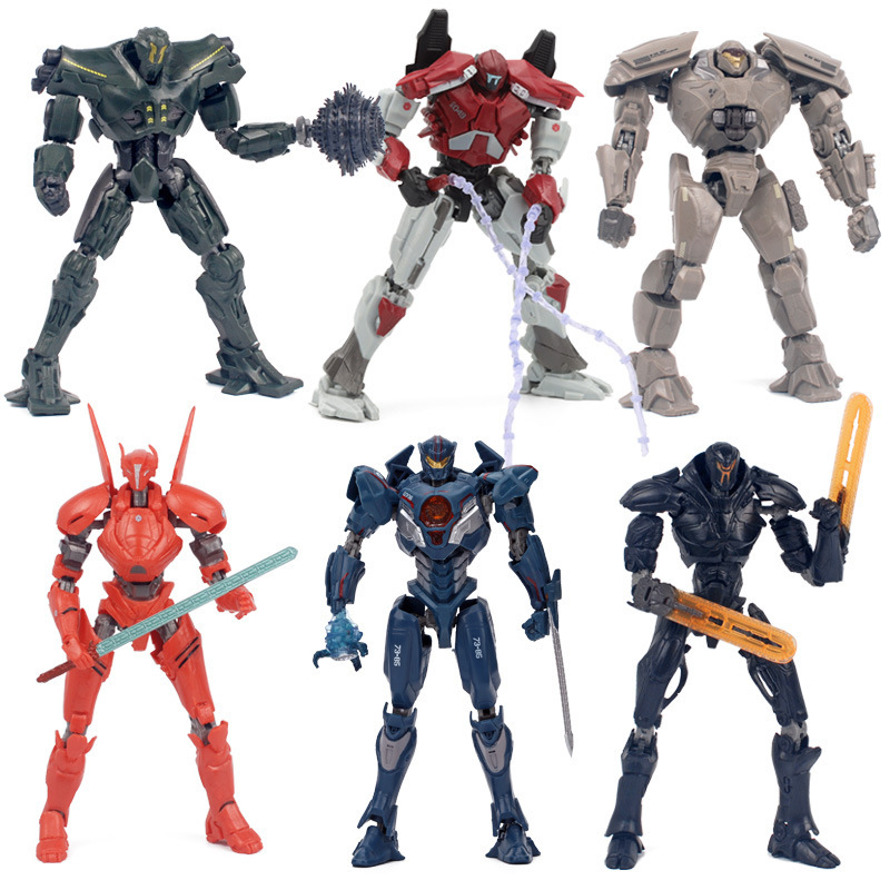 Pacific Rim Uprising Obsidian Fury Gipsy Avenger Action Figure LED Light Movable Robot Model Toy Collectible Unofficial