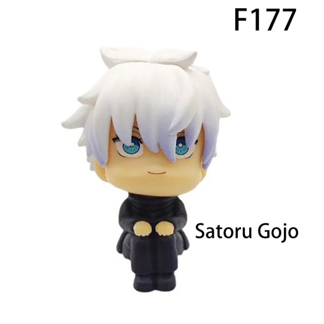 Jujutsu Kaisen Chibi Figure Satoru Gojo Yuji Itadori Megumi Fushiguro Nobara Kugisaki Mini Collectible Toy Unofficial