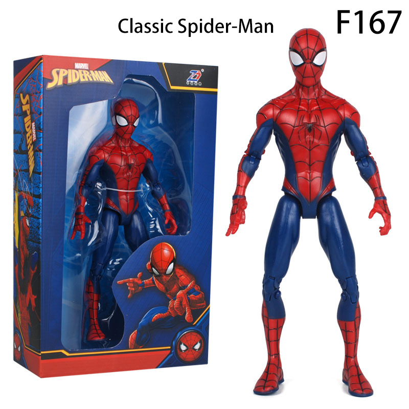 7inch Movable Marvel Action Figure PVC Toy Kids Collectible Superhero Model Gift New Year Movie Toy