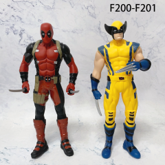 Deadpool & Wolverine Action Figure Set Superhero Movie Anime Cartoon Collectible Toy Action Figure Desktop Decor