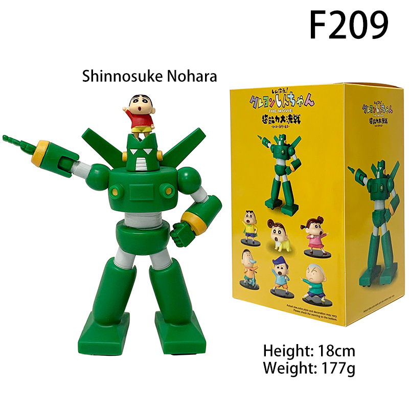 Crayon Shin-chan Action Figure Set Shinnosuke Himawari Masao Bochan Kazama Condoom Chibi Collectible Desk Toy