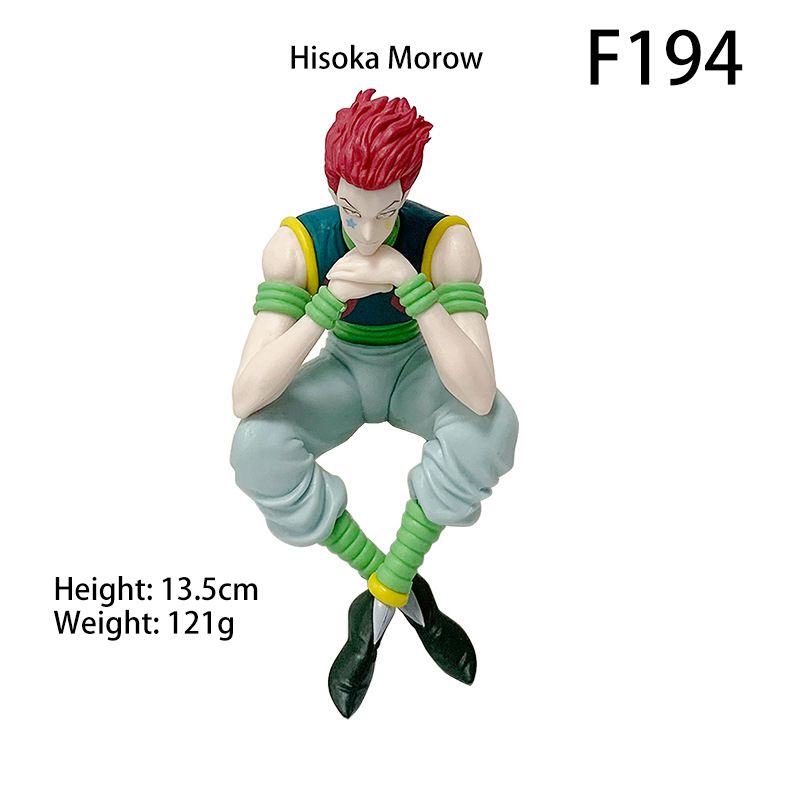 Hunter x Hunter Chibi Action Figurines Set Gon Killua Chrollo Kurapika Hisoka Illumi Anime Desk Car PC Decor Toy