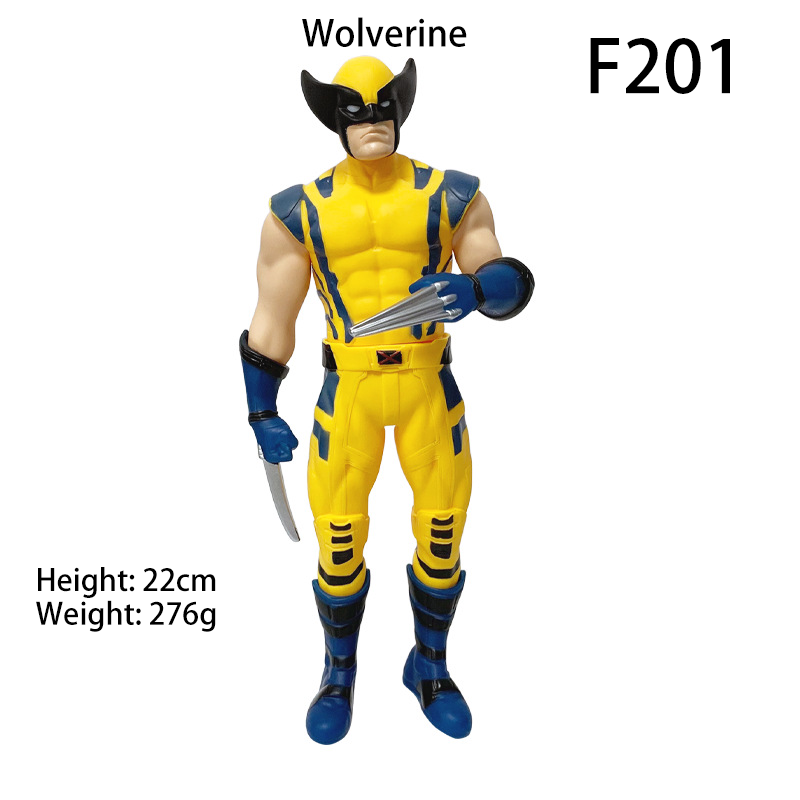 Deadpool & Wolverine Action Figure Set Superhero Movie Anime Cartoon Collectible Toy Action Figure Desktop Decor