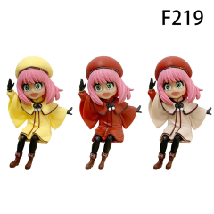 Spy x Family Anya Forger Action Figure Set 3 Pcs Cute Chibi Anime Desk Toy Collectible Model