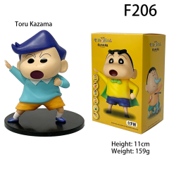 Crayon Shin-chan Action Figure Set Shinnosuke Himawari Masao Bochan Kazama Condoom Chibi Collectible Desk Toy