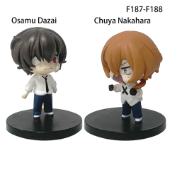 Bungo Stray Dogs Osamu Dazai Chuuya Nakahara Chibi Figurine Anime Desk Car Decor Collectible Gift Toy