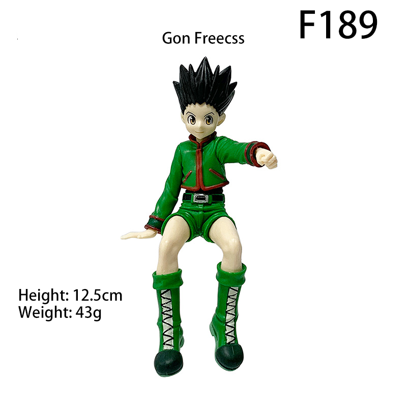 Hunter x Hunter Chibi Action Figurines Set Gon Killua Chrollo Kurapika Hisoka Illumi Anime Desk Car PC Decor Toy
