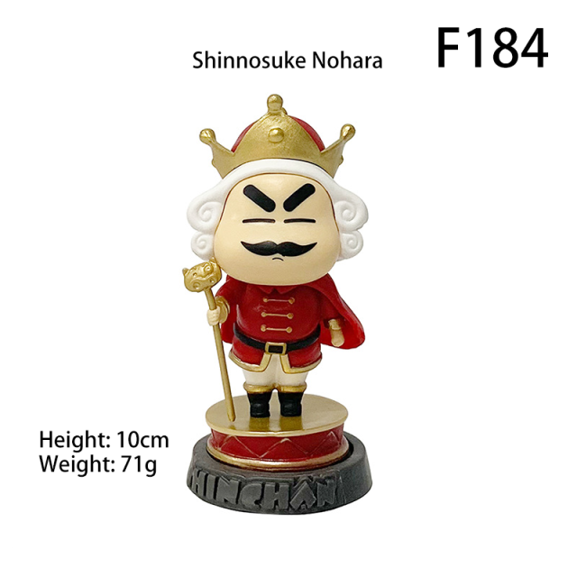 Crayon Shin Chan Lucky Buddha Monk Figurine Shinnosuke Nohara Statue Car Dashboard Desk Decor Cute Anime Gift Toy