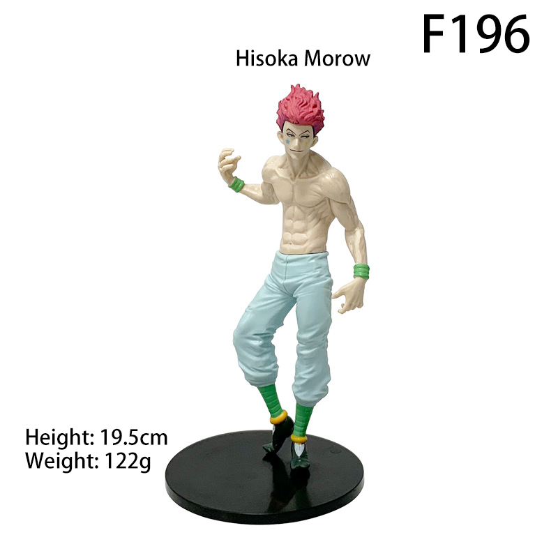 Hunter x Hunter Chibi Action Figurines Set Gon Killua Chrollo Kurapika Hisoka Illumi Anime Desk Car PC Decor Toy