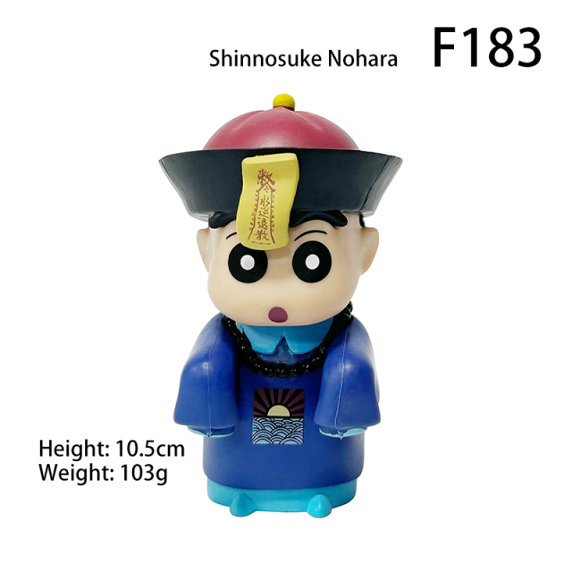 Crayon Shin Chan Lucky Buddha Monk Figurine Shinnosuke Nohara Statue Car Dashboard Desk Decor Cute Anime Gift Toy