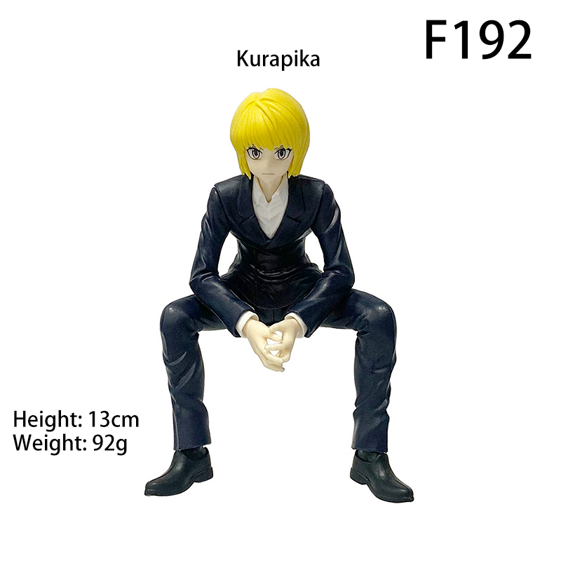 Hunter x Hunter Chibi Action Figurines Set Gon Killua Chrollo Kurapika Hisoka Illumi Anime Desk Car PC Decor Toy