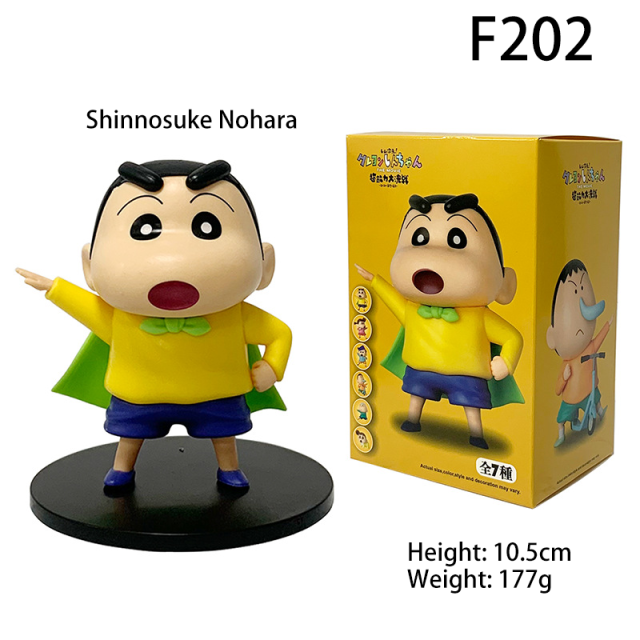 Crayon Shin-chan Action Figure Set Shinnosuke Himawari Masao Bochan Kazama Condoom Chibi Collectible Desk Toy
