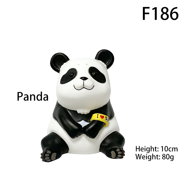 Jujutsu Kaisen Panda Choso Chibi Figurine Cute Anime Figure Desk Decor Car Ornament Collectible Gift Toy