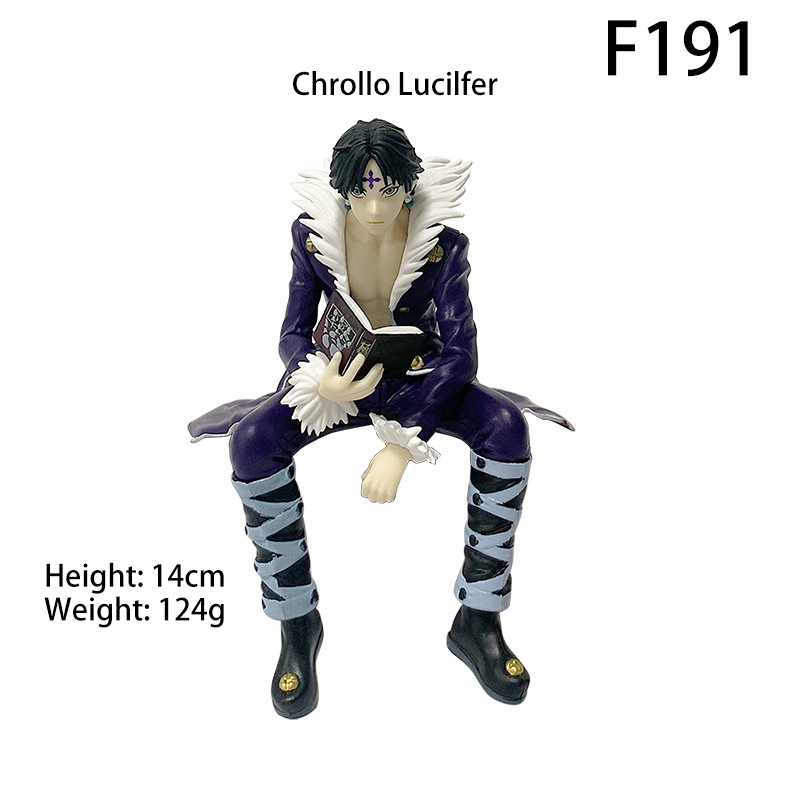 Hunter x Hunter Chibi Action Figurines Set Gon Killua Chrollo Kurapika Hisoka Illumi Anime Desk Car PC Decor Toy