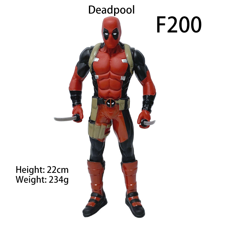 Deadpool & Wolverine Action Figure Set Superhero Movie Anime Cartoon Collectible Toy Action Figure Desktop Decor