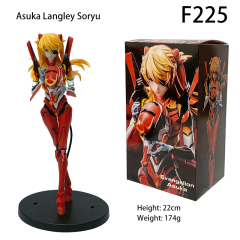 Evangelion Figure Set 6 Pcs Rei & Asuka Anime Chibi Collectible Desk Toy Blue Hair Cat-Ears Mecha Glasses