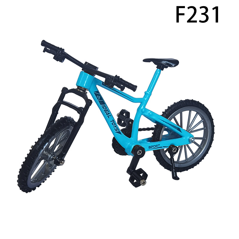 Finger BMX Bike Model Alloy Mini Mountain Bike Downhill Bicycle Toy Desktop Decoration Collectible Gift for Cycling Fans