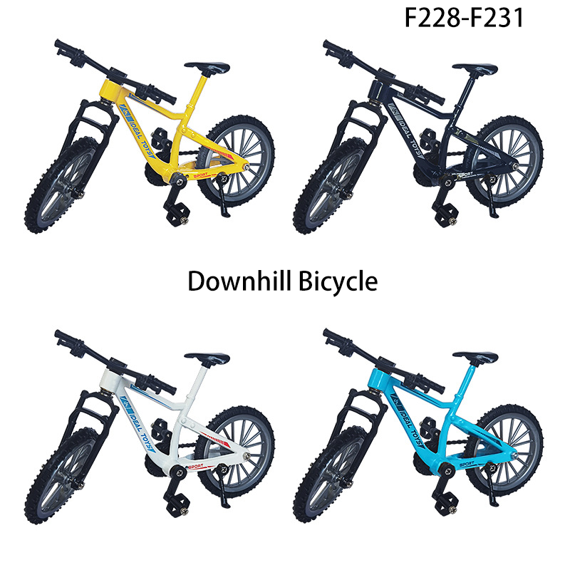 Finger BMX Bike Model Alloy Mini Mountain Bike Downhill Bicycle Toy Desktop Decoration Collectible Gift for Cycling Fans