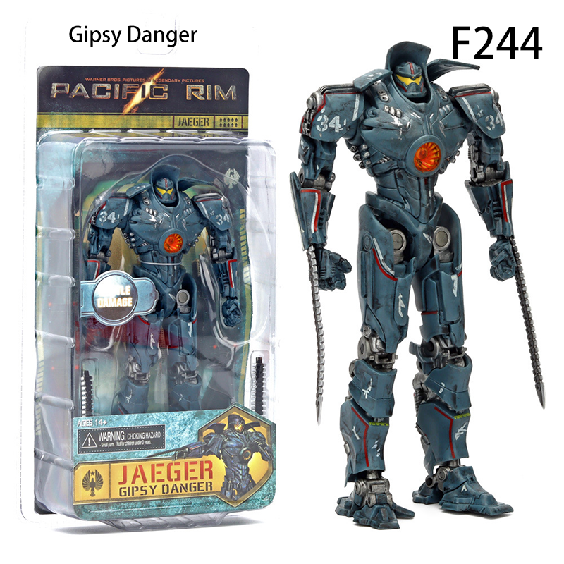 Pacific Rim 2 Gipsy Avenger & Gipsy Danger PVC Figures – Third-Party Movable Mecha Toys for Collectors