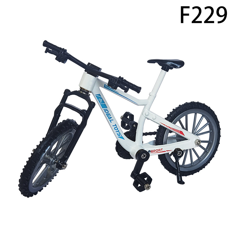 Finger BMX Bike Model Alloy Mini Mountain Bike Downhill Bicycle Toy Desktop Decoration Collectible Gift for Cycling Fans