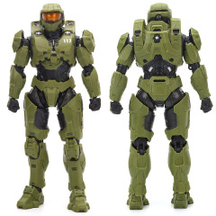 Halo 5 Master Chief 1/12 Action Figure John-117 Poseable Collectible Model with Weapons Halo Series 12-Inch Figure