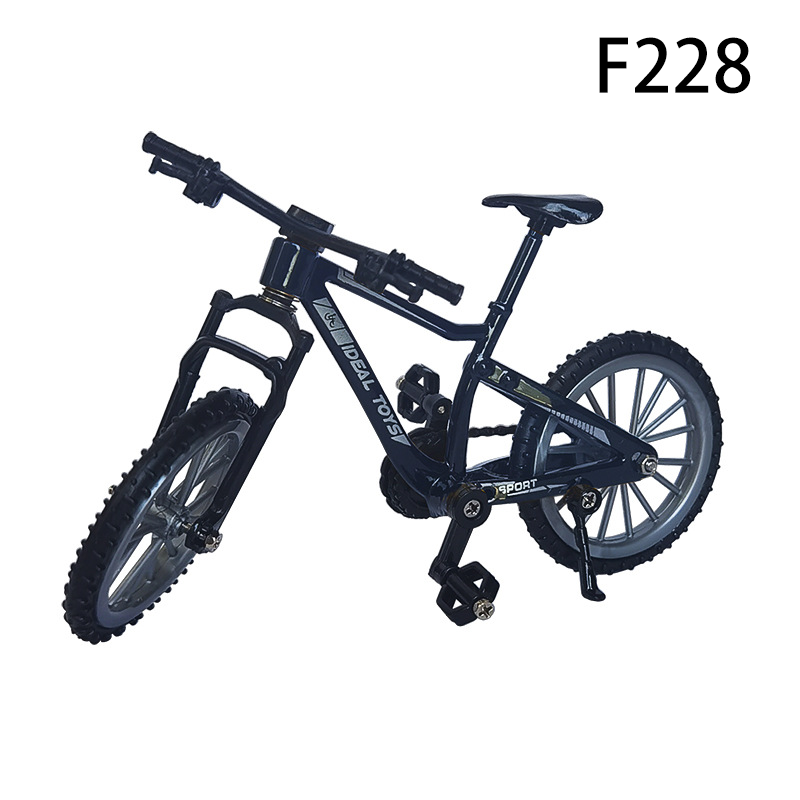 Finger BMX Bike Model Alloy Mini Mountain Bike Downhill Bicycle Toy Desktop Decoration Collectible Gift for Cycling Fans