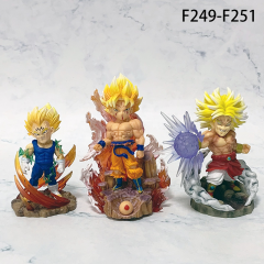 Dragon Ball Q Version Super Saiyan Figures Goku Vegeta &amp; Broly Anime PVC Collectible Third-Party Action Models