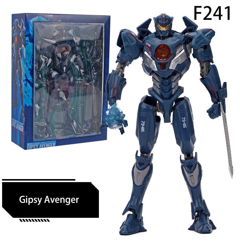 Pacific Rim 2 Gipsy Avenger & Gipsy Danger PVC Figures – Third-Party Movable Mecha Toys for Collectors
