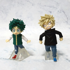 My Hero Academia Chibi Deku &amp; Young Bakugo 11cm PVC Action Figures Third Party Collectible Action Model Toys