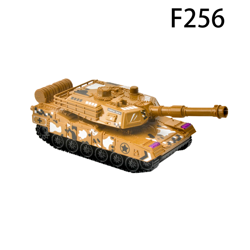 Inertia Tank Toy for Boys – No Battery Plastic Military Vehicle, Push-and-Go Action Car Toy for Kids Gift