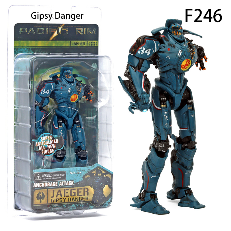 Pacific Rim 2 Gipsy Avenger & Gipsy Danger PVC Figures – Third-Party Movable Mecha Toys for Collectors