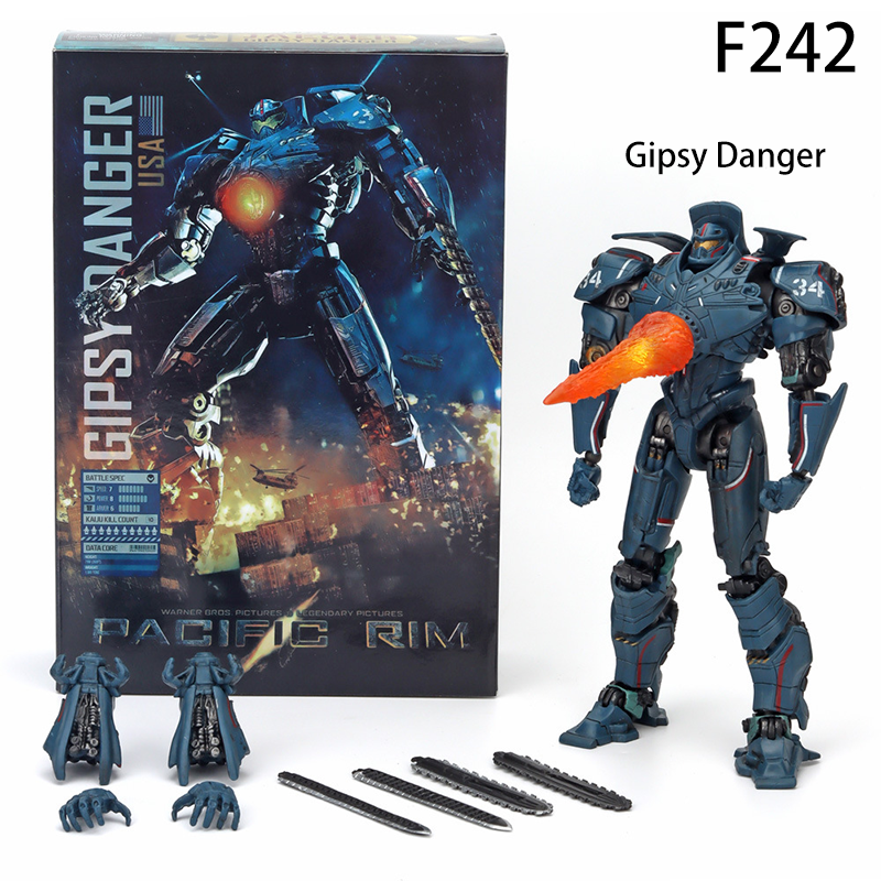 Pacific Rim 2 Gipsy Avenger & Gipsy Danger PVC Figures – Third-Party Movable Mecha Toys for Collectors